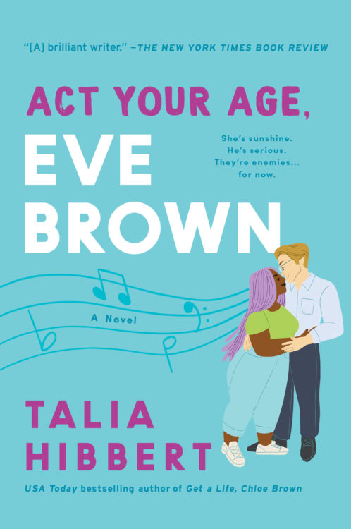 act your age eve brown talia hibbert cover review the overflowing bookshelf