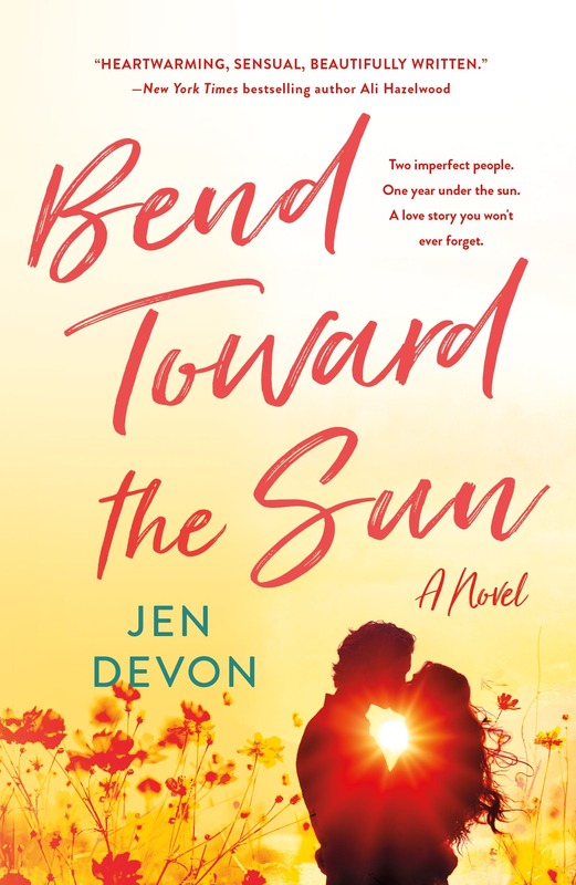 bend toward the sun jen devon cover review the overflowing bookshelf